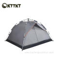 4.5kg grey Automatic Camping trekking double tent